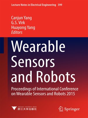 cover image of Wearable Sensors and Robots
